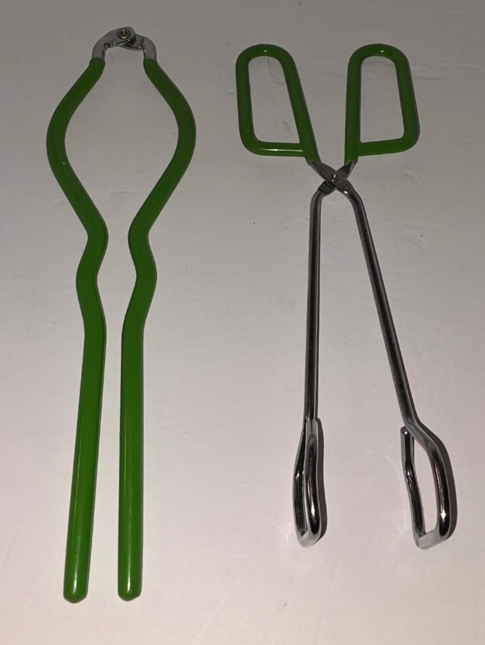 Cooking & Canning Tongs & Jar Wrench Green Handle Unbranded